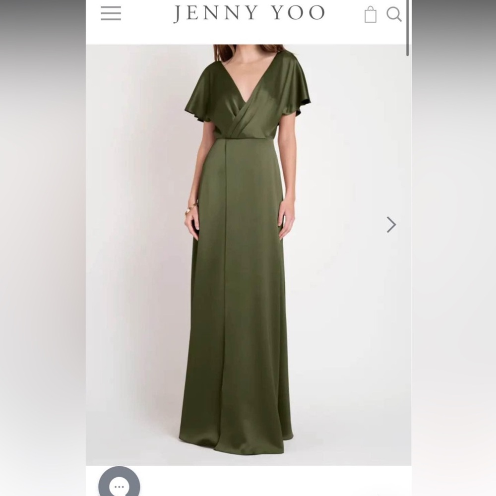Jenny Yoo Raya Dress - Olive (Size 18)